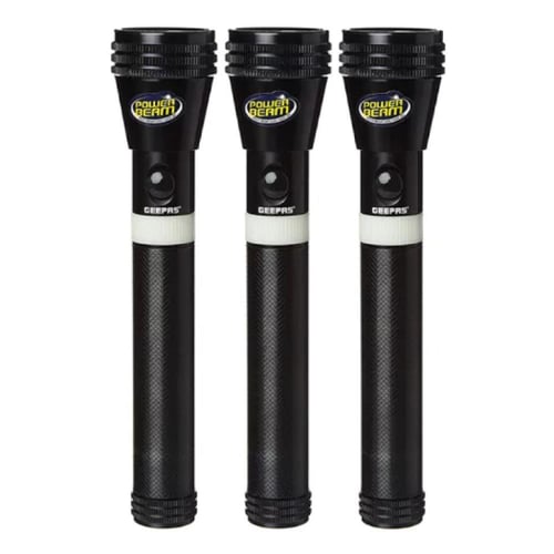 جيباس طقم كشافات LED قابلة لإعادة الشحن - 3 قطع -...