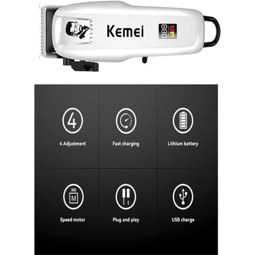 كيمي ماكينة قص الشعر الكهربائية القابلة لإعادة الش...