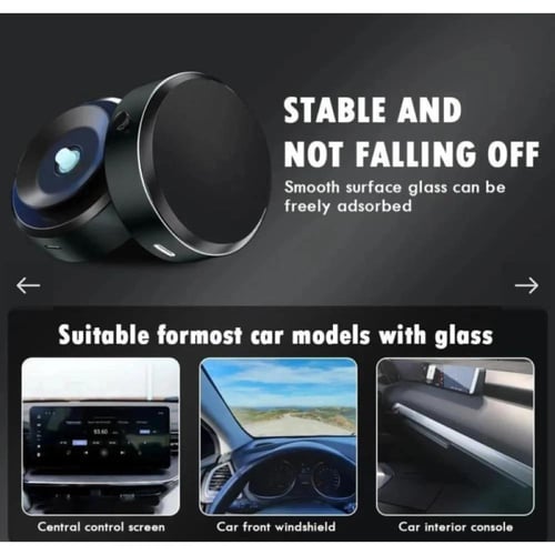 موج ماكس حامل موبايل مغناطيسي - أسود - MAX-MH197