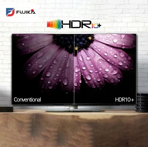 فوجيكا شاشة تلفزيون سمارت 55 بوصة - QLED 4K - أسود...