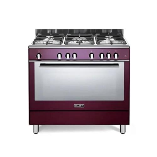 البا فرن فري ستاند غاز - 5 عيون - 90 سم - ستانلس س...