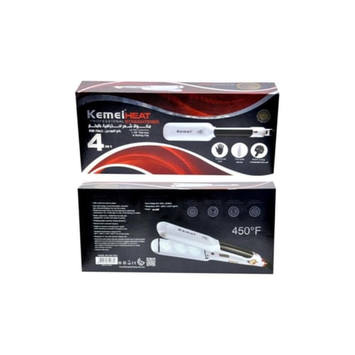 كيمي مكوة شعر سيراميك بالبخار 80 واط مع شاشة رقمية...