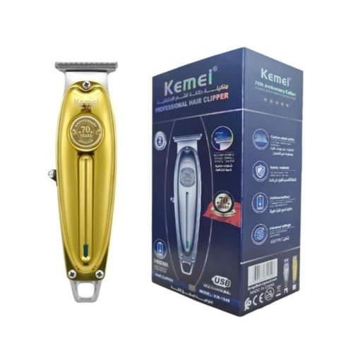 كيمي ماكينة تشذيب احترافية لاسلكية للرأس واللحية م...