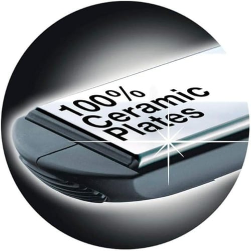 براون ساتين هير جهاز تمليس الشعر من السيراميك - أس...