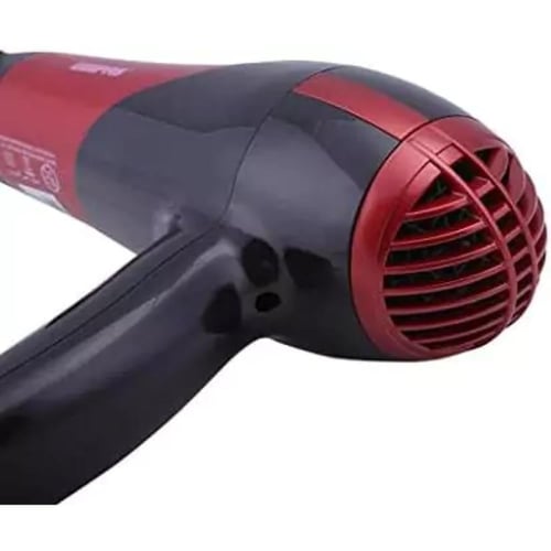 جيباس مصفف شعر عالي الجودة - 2200 واط - أسود وأحمر...