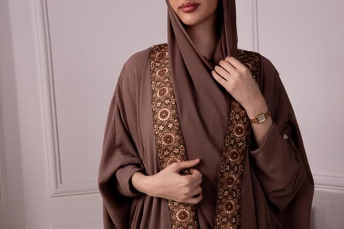 عباية بشت لون كاكي