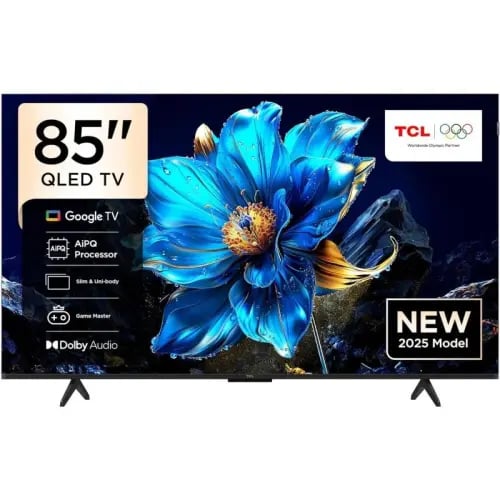 تي سي ال شاشة 85 بوصة كيوليد (4k-UHD)، سمارت جوجل...