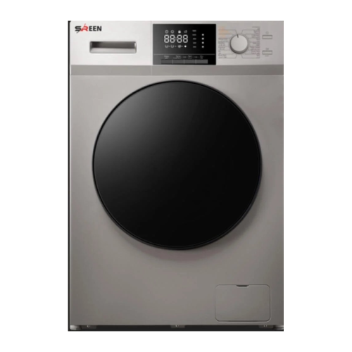 غسالة سرين امامية 8 ك تجفيف 100% فضي موديلSRWM-8K-...