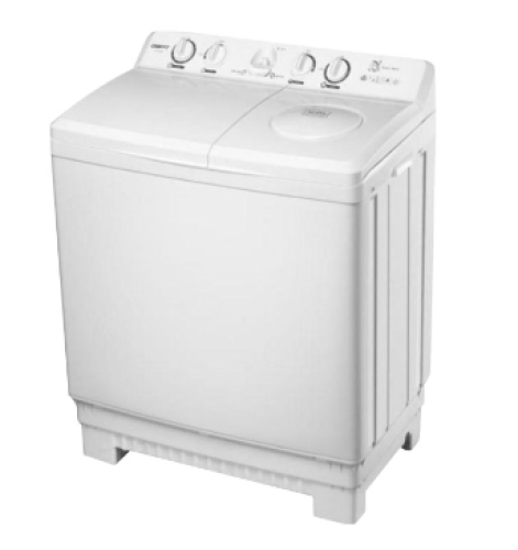 غسالة حوضين كرافت 6 ك ابيض