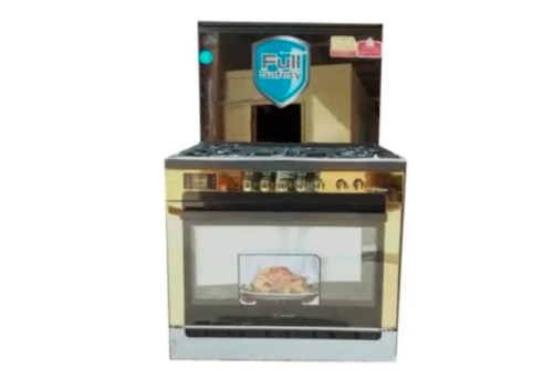 فرن ارنداس غاز 60*90 سم ستيل مع مروحة