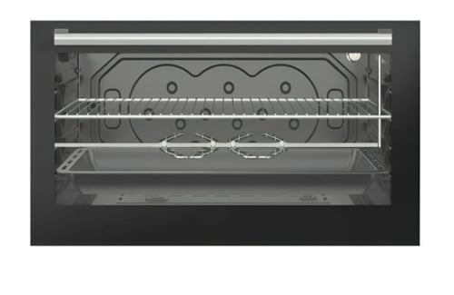 فرن غاز اوسكار 5 عيون 60×90 استيل جوانب سلفر امان...