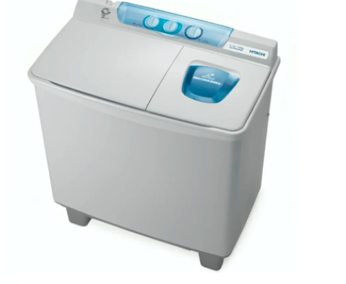 غسالة هيتاشي حوضين 10.5 كيلو رمادي