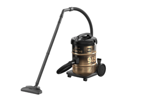 مكنسة هيتاشي برميل 18 لتر 2000 واط اسود CV-945FBK