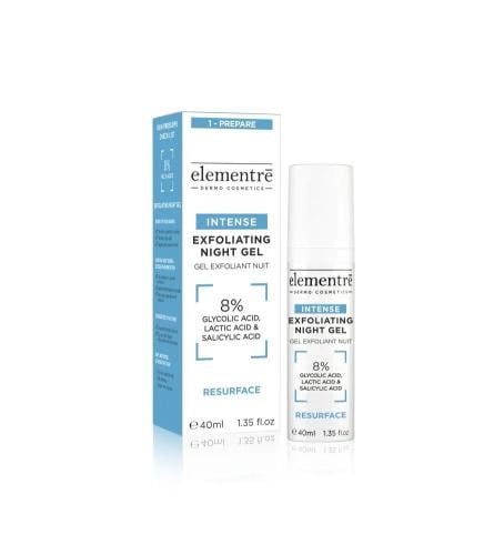 إلمنتري كريم ليلي مقشر مع أحماض مقشرة 40 مل