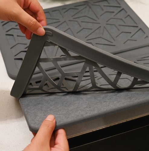 قاعدة تجفيف الصحون الاحفورية