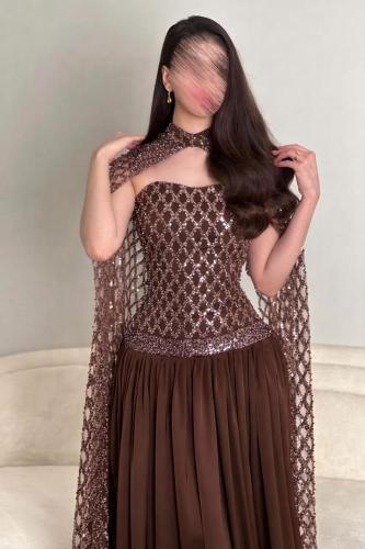 فستان سهره بلمعه راقيه