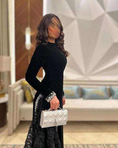 فستان جوخ جازار تطريز يدوي راقي