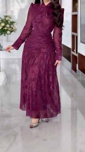 فستان سهره تل برنت مشجر