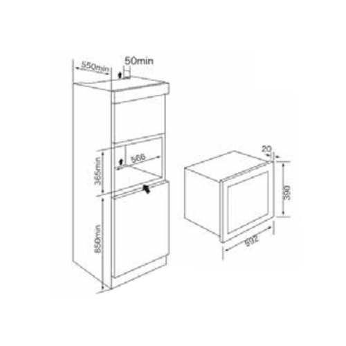 ميكرويف بلت ان ماستر جاز 25 لتر MGMIC-25B