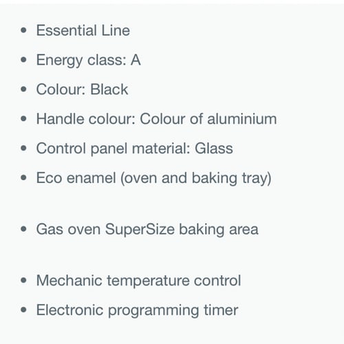 فرن بلت ان جورنيا 60 سم غاز BOG632E00XGK