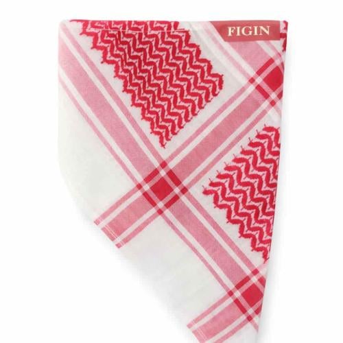 شماغ فيقن FIGIN رجالي أحمر فاخر بتصميم كلاسيكي أني...