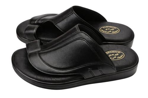 صندل رجال البوادي أسود بتصميم عملي مريح للاستخدام...