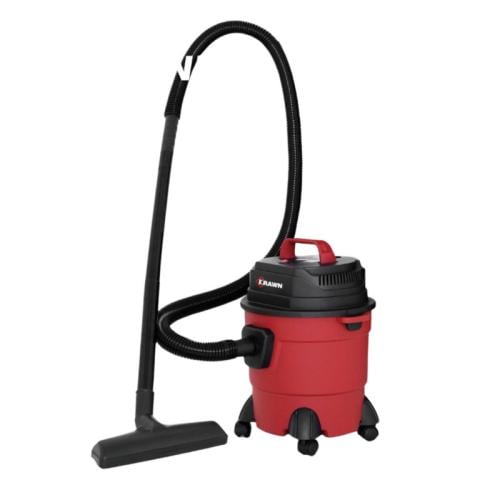 مكنسة كهربائية كراون KRAWM باللون الأحمر والأسود ل...