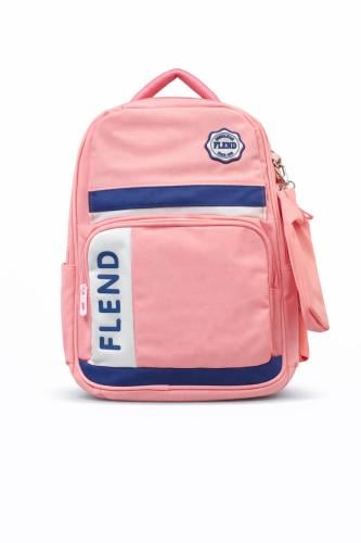 شنطة ظهر FLEND وردي بتصميم لطيف عملي للاستخدام الي...