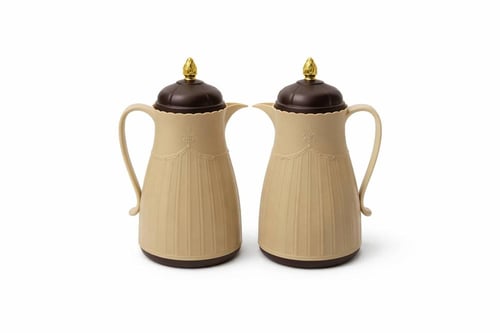 طقم ترامس قهوة وشاي حرارية بتصميم أنيق ولمسة فاخرة