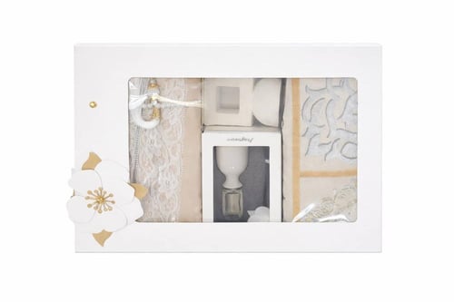 طقم بوكس صلاة إسلامي فاخر بتصميم أنيق ومحتويات متك...