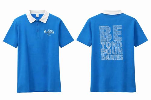 تيشيرت بولو رجالي أزرق بلمسة ستريت عصرية من Street...