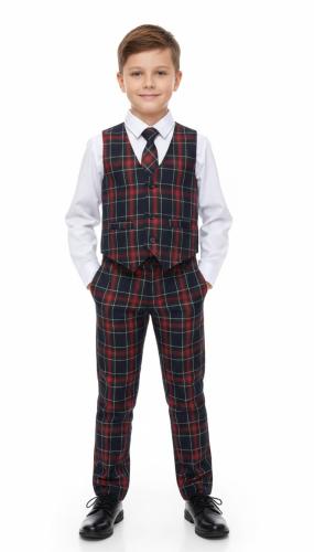 طقم مدرسي ولادي روضة بتصميم كلاسيكي أنيق لإطلالة م...