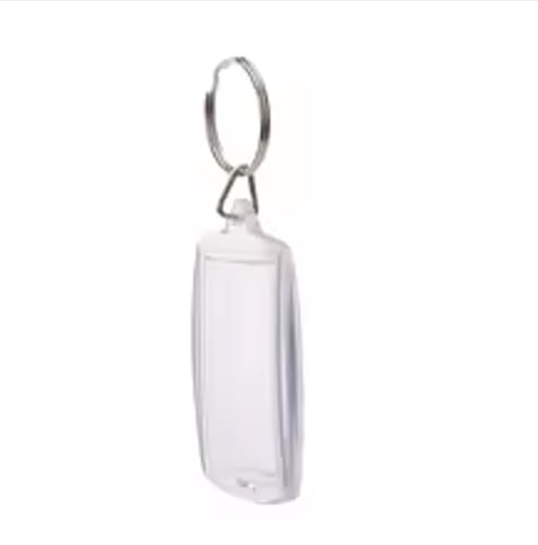 ميدالية مفاتيح اكرليك شفاف مع صورة