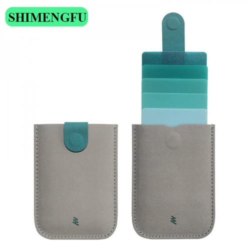 محفظة مغناطيس قماش مايكروفايبر للبطاقات والنقود