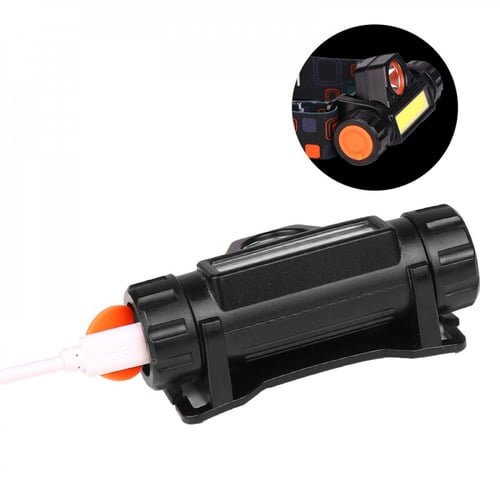 مصباح أمامي أو كشاف قابل لاعادة الشحن USB