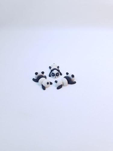 ميدالية مفاتيح ميني دب الباندا المرنة