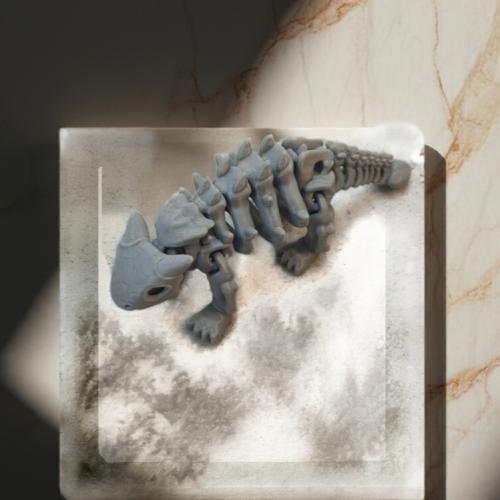 ديناصور ثلاثي الأبعاد متحرك 3D