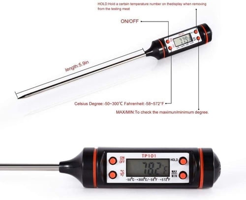 ميزان او مقياس حرارة ديجيتال الكتروني رقمي للمطبخ