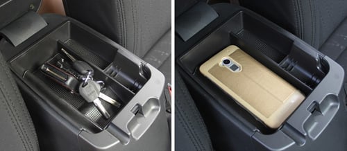 صندوق تخزين مركزي لأغراض السيارة متوافق مع كيا سبو...