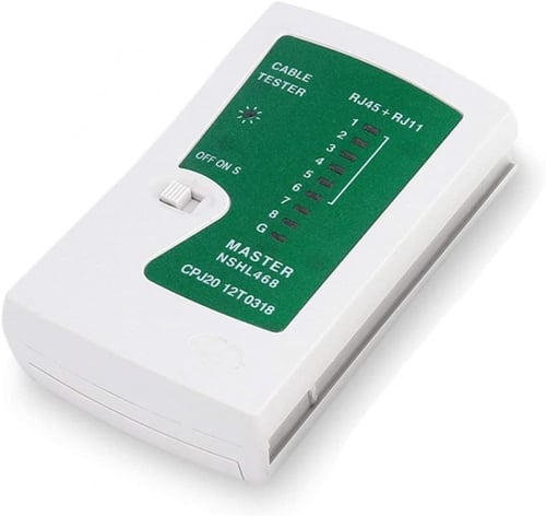 جهاز اختبار كابل الشبكة الاحترافي RJ45 RJ11