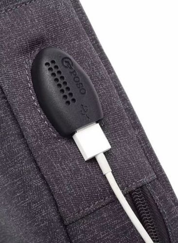 حقيبة يد شخصية بقفل سري مقاومة للماء من POSO لون ا...