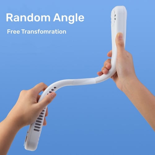 مروحة لاسلكية محمولة قابلة للارتداء واعادة الشحن م...