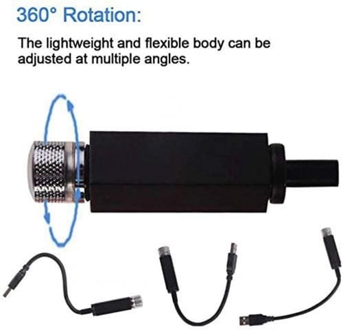 ليزر USB داخلي للسيارة او المنزل مع امكانية تعديل...