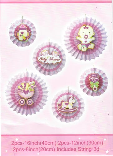 زينة مواليد وعيد ميلاد 6 قطع