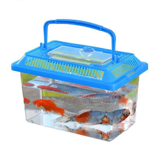 حوض بلاستيك بغطاء للاسماك والسلاحف