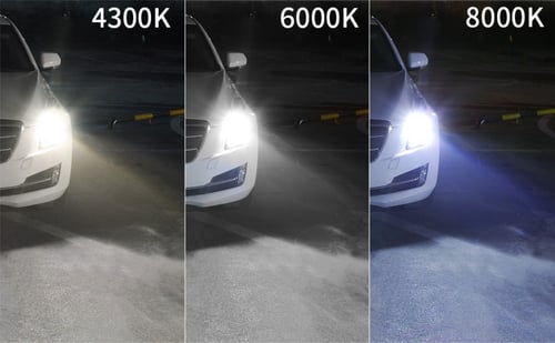 زوج مصابيح أمامية كشاف للسيارة من AZM SUPER VISION