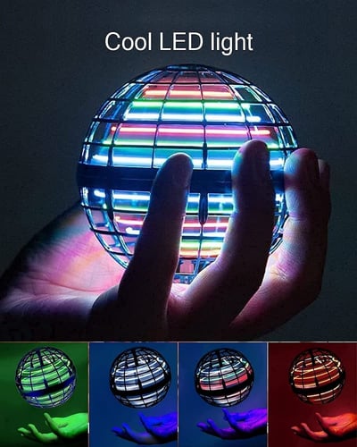 كرة طائرة قابلة للشحن مزودة باضاءة تحكم عن بعد عبر...