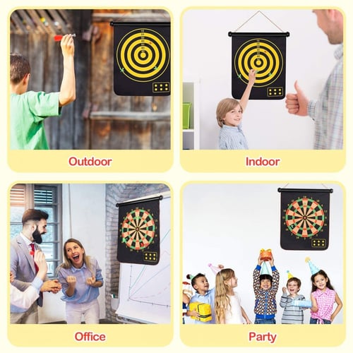 لعبة السهام المغناطيسية مزدوجة الوجيهن قابلة للطي