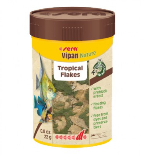 سيرا فيبان الطبيعي طعام الاسماك