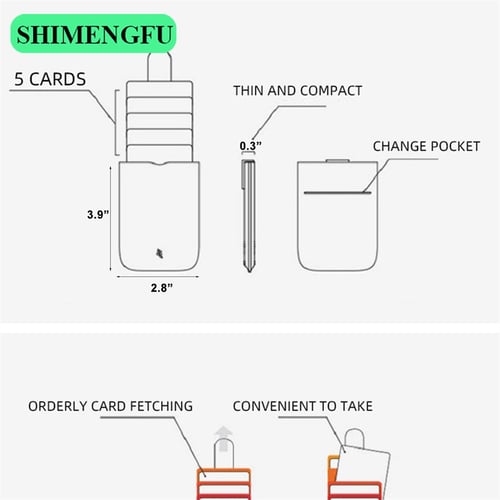 محفظة مغناطيس قماش مايكروفايبر للبطاقات والنقود